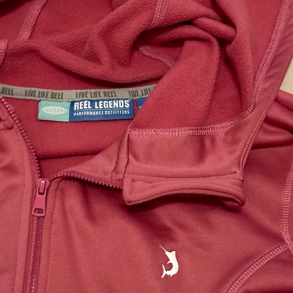 Reel Legends Women’s Pink Fleece Hoodie Jacket | Fishing Gear | Large, Like NWT! - Picture 6 of 11